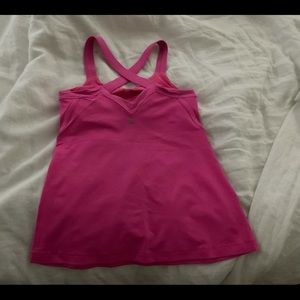 Pink LuluLemon Athletica tank top